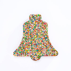 100g Sprinkle Hanging Bell White Chocolate