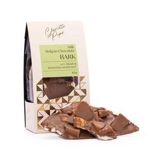 Milk Chocolate Pear & Roasted Hazelnut 80g