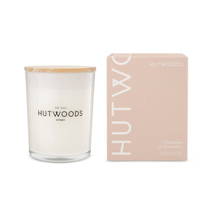 Champagne & Strawberries Wood Wick Candle