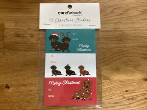 15 Christmas Sticker Labels