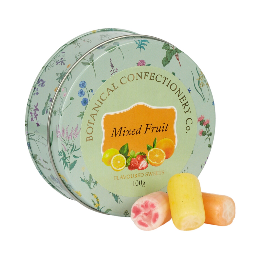 Mixed Fruit Lollies Tin 100g