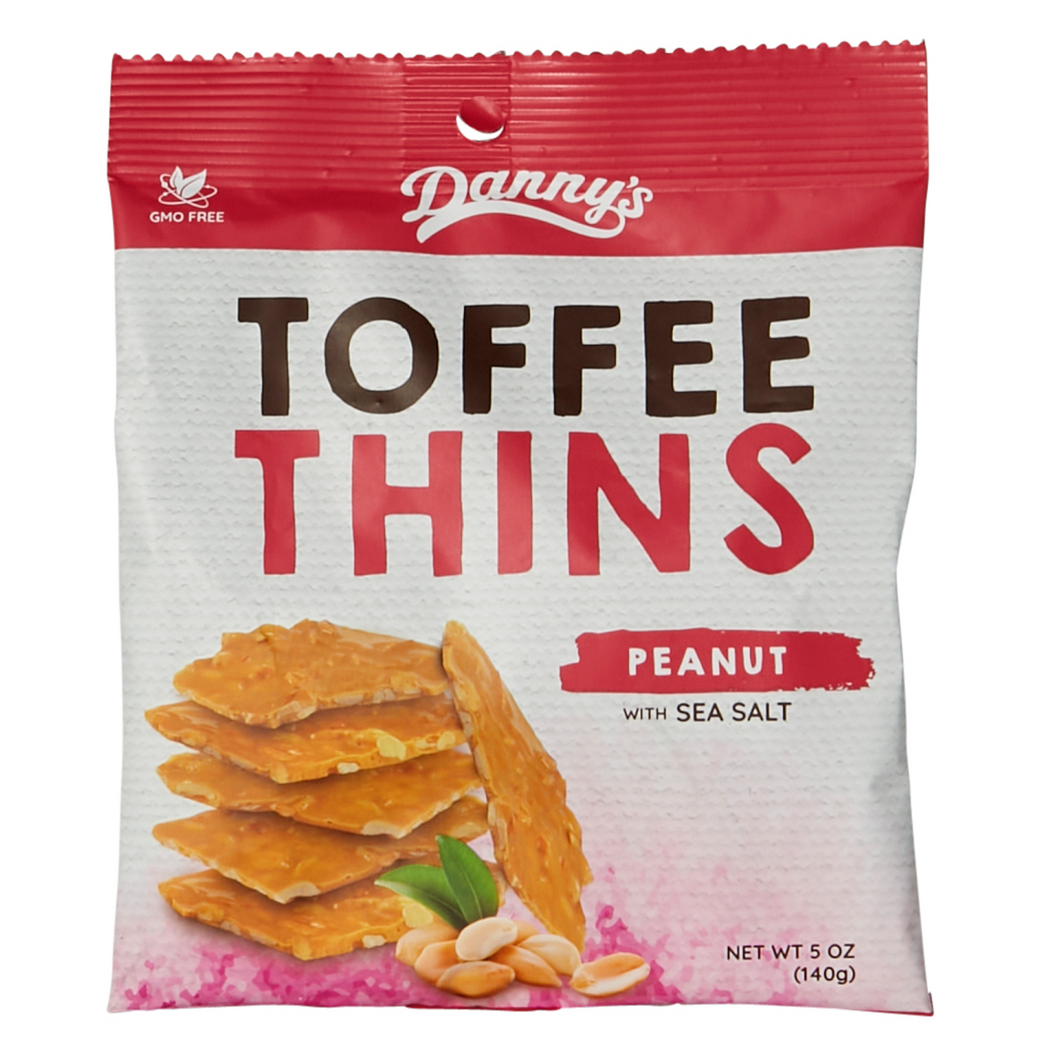 Thins - Peanut & Sea Salt Toffee 140g