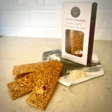 Load image into Gallery viewer, Lavosh Crackers - Sesame Seed &amp; Tasmanian Sea Salt
