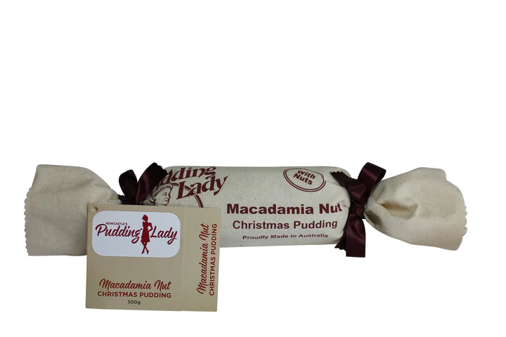 Christmas Pudding with Macadamia Nut Log 500g