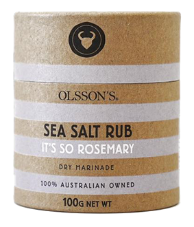 Rosemary Salt Rub (Kraft Canister) - 100g