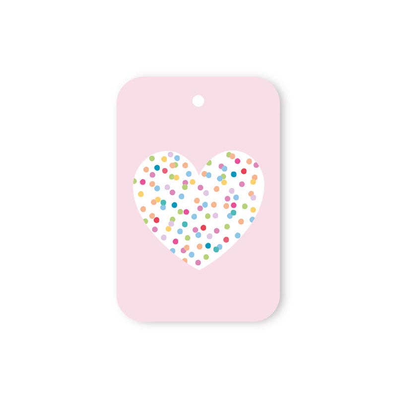 POLKADOT HEART TAG