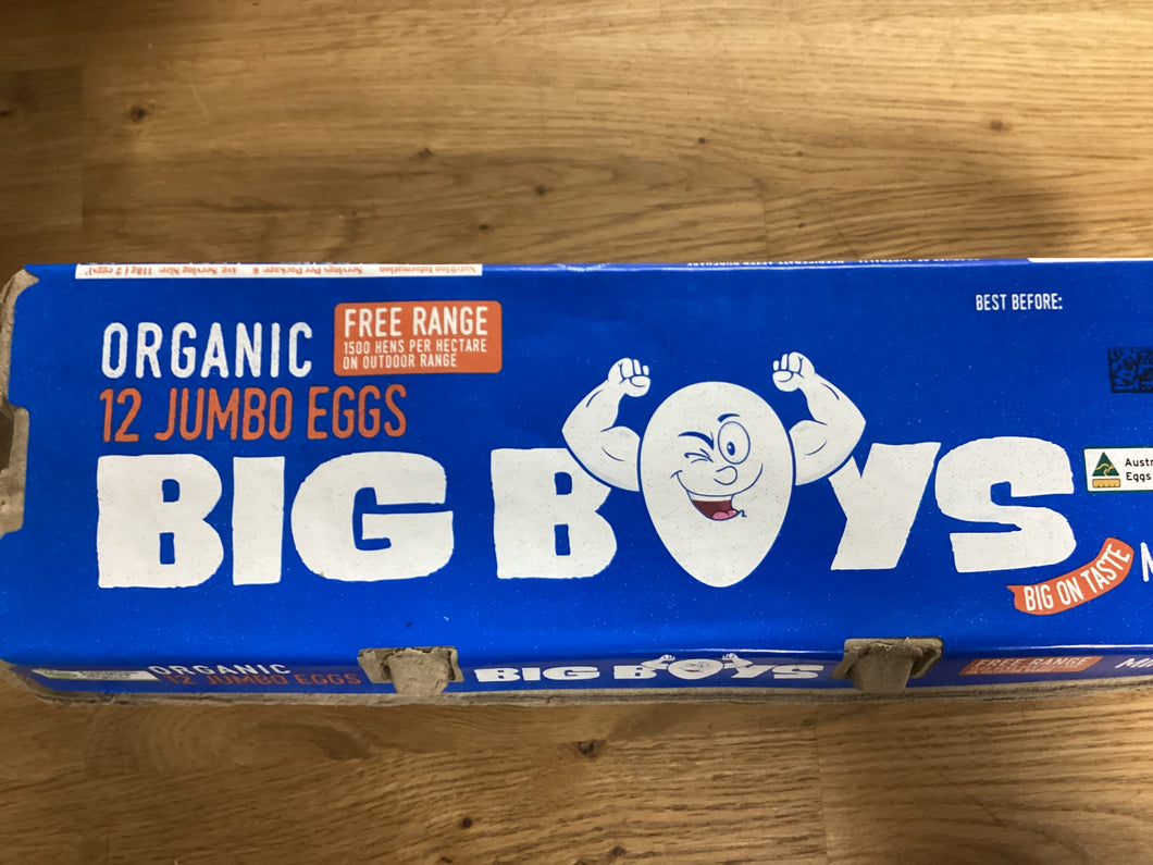 Organic Eggs 800g Dozen