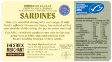 Load image into Gallery viewer, Wild Caught Sardines in Extra Virgin Olive Oil 120g
