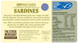 Wild Caught Sardines in Extra Virgin Olive Oil 120g