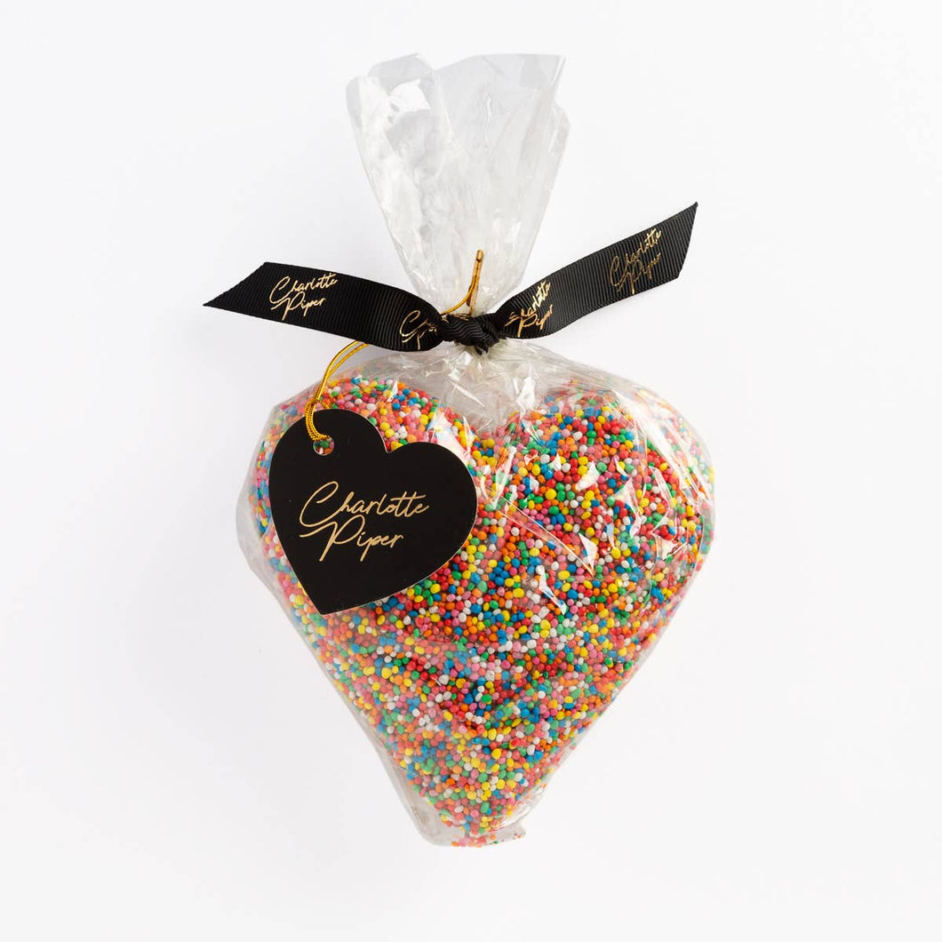 Hollow Milk Chocolate Sprinkle Heart 150g